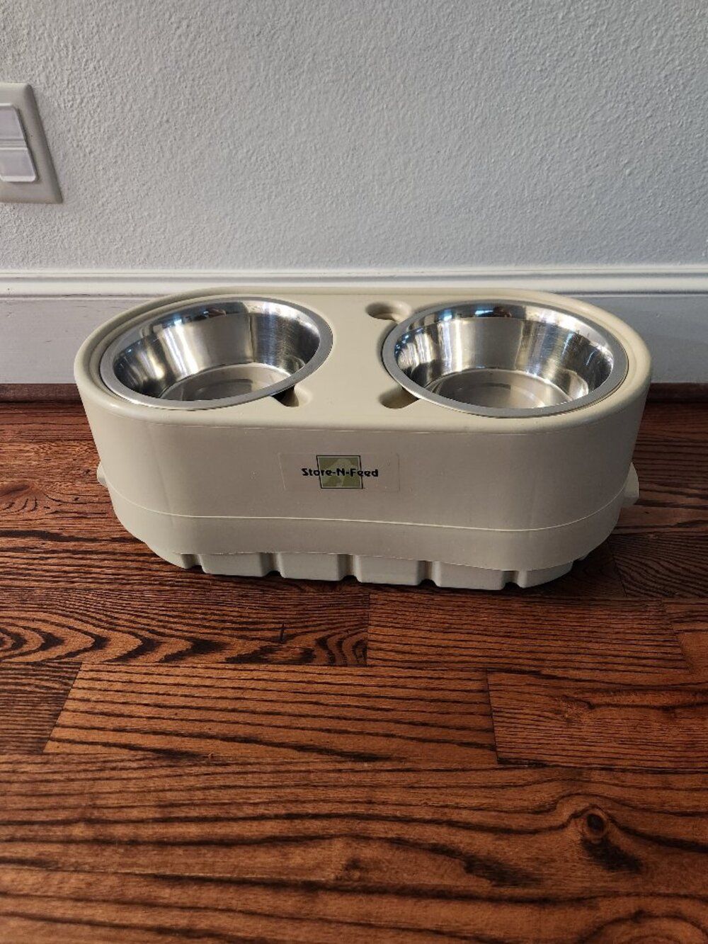 Elevated Dog Bowl & Storage